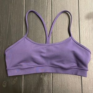 Purple Lululemon sports bra size 10